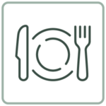 Icon of plate and cutlery