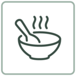 Icon of a soupbowl